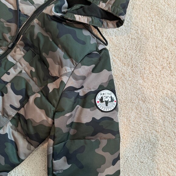 Arctic Expedition Horizontal Quilted Hybradown Down Coat‎ Hunter Camo XS - Picture 2 of 10